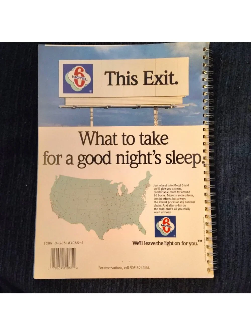 Rand McNally Deluxe Road Atlas Travel Guide Spiral 1993 Vintage US Canada Mexico